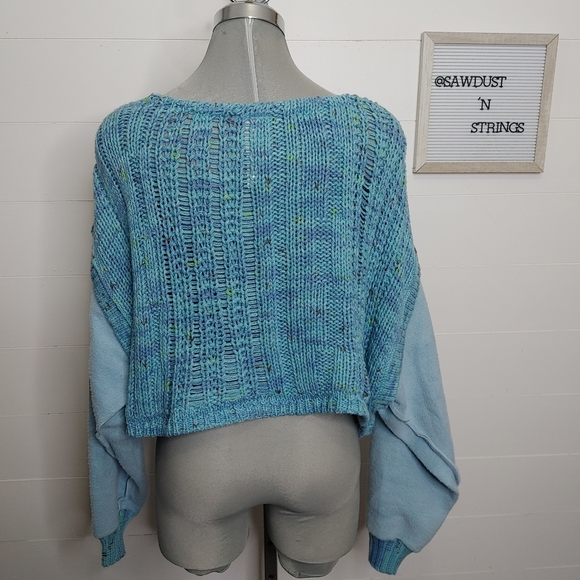 Free People knit fleece sweater S - Picture 6 of 12